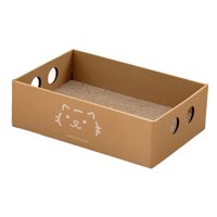Ioensy - Almohadilla Para Rascar Para Gatos, Casa Grande De Cartón Para Gatos Para Moler Patas, Gatos De Interior, Estilo A