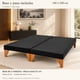 thumbnail image 5 of Base de cama King Kumara en felpa negra, 180x200 cm, sin colchón, 5 of 5