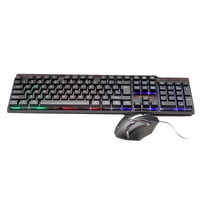 Genérico - Kit Gamer Teclado + Mouse Rgb Retroiluminado