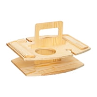 Bothyi - Mesa De Picnic Al Aire Libre, Mesa De Centro Con Soporte De Vidrio Para Acampar, Concierto, Piscina, Amarillo