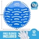 thumbnail image 2 of Rejilla para urinario LVAP, paquete de 12, azul, aroma Brisa Oceánica, con guantes, 2 of 9