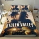 thumbnail image 1 of El valle robado Conjunto de sábanas temático, trío de piezas, cómodo y amigable con la piel, diseño único, regalo de decoración para el hogar para familiares, amigos y fans,135cm *200cm, 1 of 6