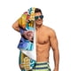 thumbnail image 5 of El Aula de Caitie Toalla de playa de secado rápido con diseño temático, regalo para mujeres y niñas, ideal para cumpleaños, fans, amantes de la música, uso en la playa o al aire libre, 78 × 180 cm, 5 of 6