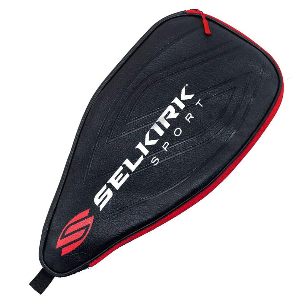 Selkirk Sport - Funda Para Pala De Pickleball Selkirk, Piel De Primera Calidad, Color Negro Y Rojo