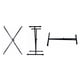 thumbnail image 3 of Atril Metalico Antideslizantes En Forma X Teclado Musical, 3 of 3