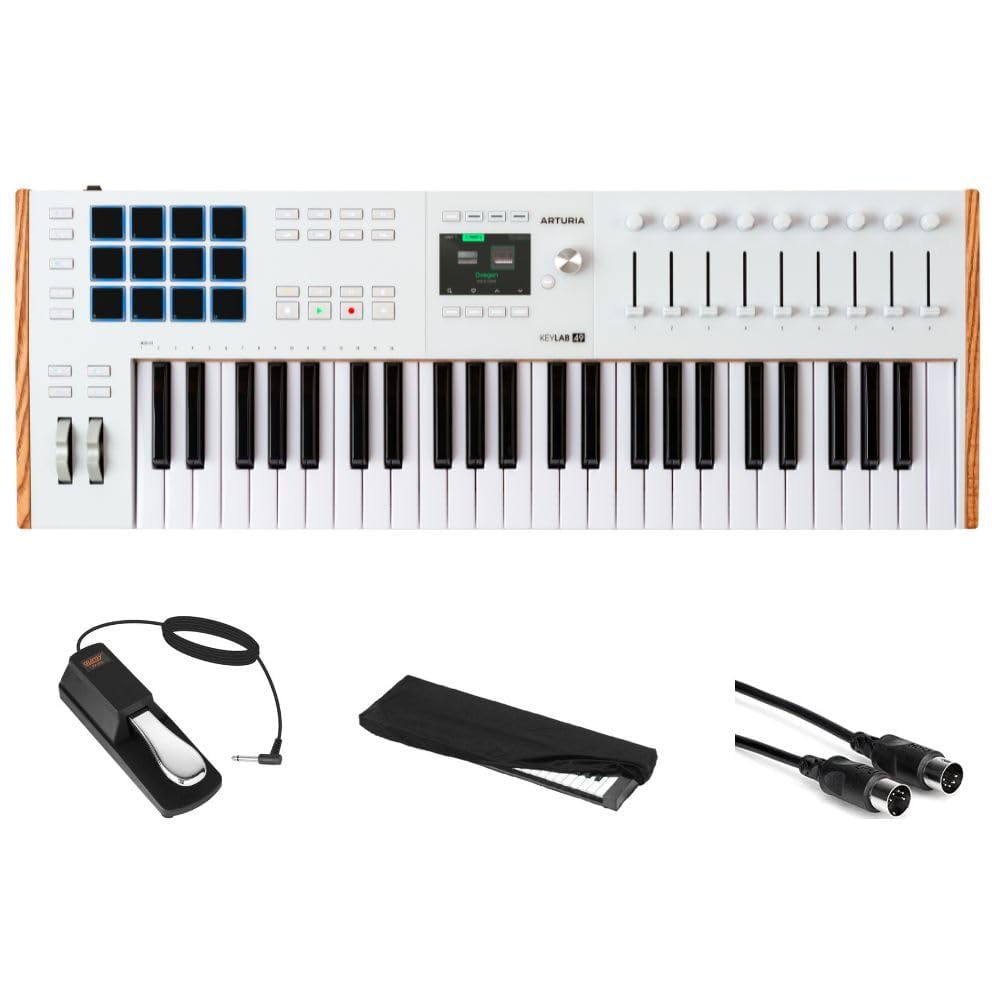 Kellards Keylab 49 Mk3 Blanco, Controlador Midi Usb De 49 Teclas