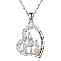 Vousez - Collar Mamá Dos Hijas Plata 925