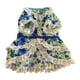 thumbnail image 2 of Vestido Huasa Perro Blanco Azul talla M, 2 of 3