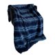 thumbnail image 3 of Manta decorativa Plutus Brands Blue Fluffy Fields de piel sintética, 3 of 3