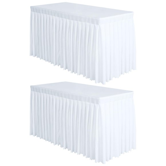 Falda de Mesa Surmente 4,3 m Blanca - Pack de 2