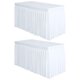 thumbnail image 1 of Falda de Mesa Surmente 4,3 m Blanca - Pack de 2, 1 of 6