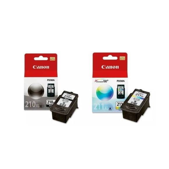 Pack Cartuchos Canon 210XL-211XL Original Negro / Tricolor