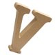 thumbnail image 1 of Alfabeto De Madera Carta De Arte Placa De Pared Colgante Decoración De Vivero V, 1 of 3