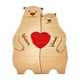 thumbnail image 2 of Bear Family Wooden Art Puzzle Familia De Osos Para Los Osos Para La Casa NAVIDAD 2 Osos, 2 of 5