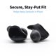 thumbnail image 4 of Almohadillas COMPLY TrueGrip MAX negras talla grande, 3 pares, 4 of 8