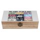 thumbnail image 1 of Niña Exploradora Caja Organizadora de Madera Rústica - Caja Decorativa Multifuncional para Escritorio, Hogar, Oficina, Joyas y Manualidades, 1 of 6
