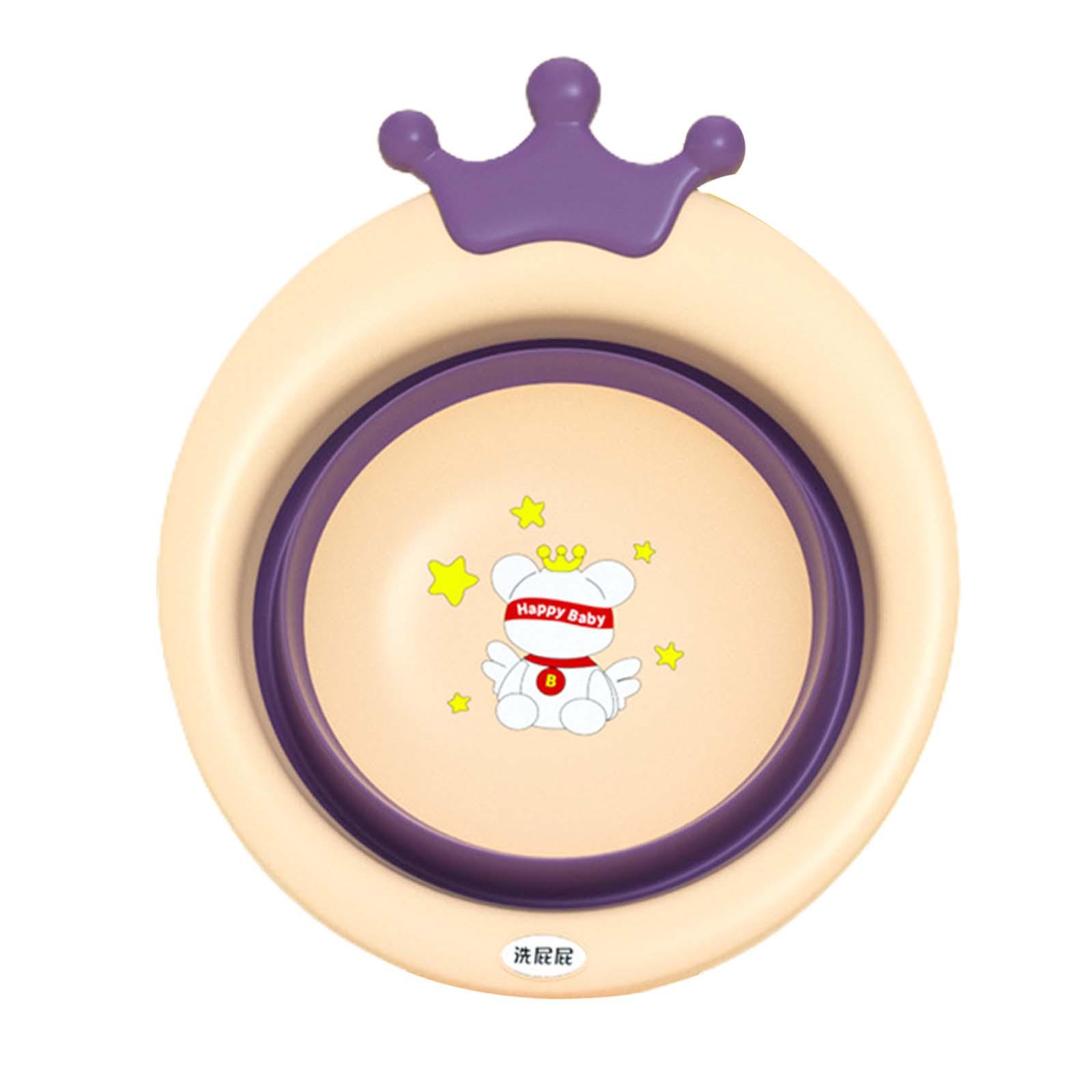 Bothyi - Lavabo Ligero Para Acampar Dibujos Animados Hogar Cocina Al Aire Libre Bebés Bañera Rosa