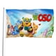 thumbnail image 1 of Agente Especial Oso Bandera impresa con temática, regalo perfecto para fanáticos, amigos y familiares, y adecuada para actividades al aire libre e interiores, decoraciones de fiesta. 60*90CM, 1 of 6