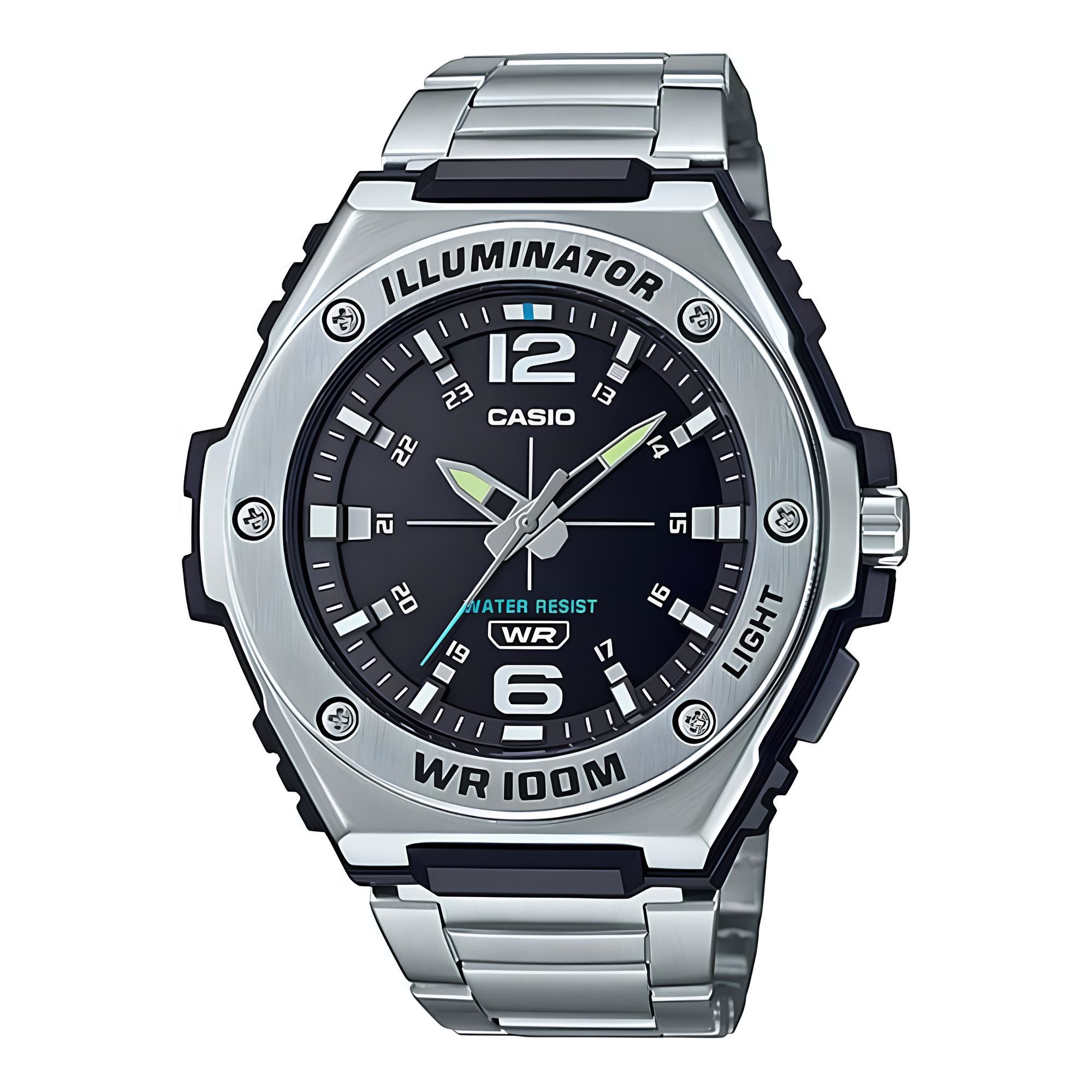 Casio - Reloj Mwa-100Hd-1Av Hombre Analogo Metal