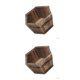 thumbnail image 4 of 6 Piezas Cubo De Madera Maceta Flor Maceta Barril Hexagonal Superior Patio Jardín Decoración, 4 of 5