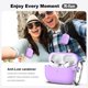 thumbnail image 2 of Funda de silicona lavanda R-fun para AirPods + Kit de limpieza, 2 of 7