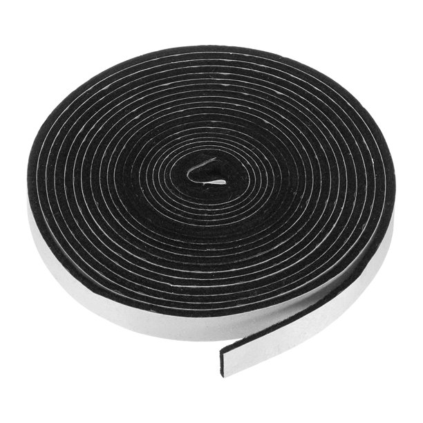 Uxcell Sellos de Junta para Ahumador 15 pies 1/2" x 1/8" Junta de Parrilla de Alta Temperatura Reemplazo de Junta de Alta Calor Cinta de Junta para BBQ Ahumador Junta Autoadhesiva de Fieltro