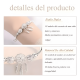 thumbnail image 2 of Pulsera atrapasueños plata con borla de plumas mujer joyas, 2 of 3