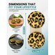 thumbnail image 5 of Estuche Para Lentes De Contacto Opticool Leopard 3 Piezas, 5 of 7