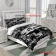 thumbnail image 1 of 3pcs Rookie Cop Collage Print Set Featuring Los Angeles Police Department Black and White Style Patterns Soft and Comfortable Bedding Set, 1 of 5