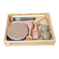 Bothyi - Instrumentos De Percusión De Madera Juguete Montessori Juguetes Para Edades 1 2 3 4 Preescolar