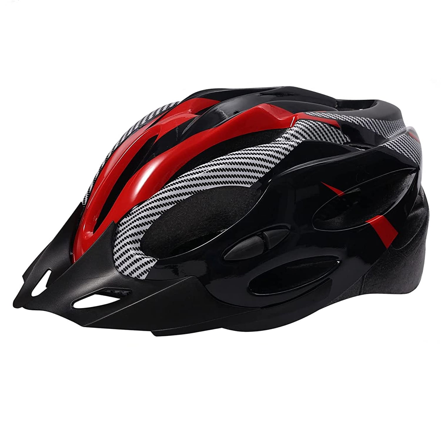 Genérico - Casco Bicicleta Profesional Full Seguridad Rojo