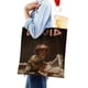 thumbnail image 4 of David Bolso de tela con estampado de lienzo para mujer, bolsa de compras reutilizable y estética, con cremallera interior, regalo para mujer,40*40cm., 4 of 6