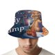 thumbnail image 4 of La Dama y el Vagabundo Sombrero bucket para adultos, gorra de protección solar, sombrero de pescador plegable para viajes al aire libre, pesca y actividades de verano, 4 of 6