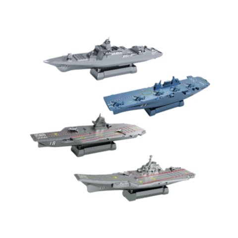 Magideal - Kits De Construcción De Modelos De Avión De 4 Piezas, Kit De Construcción De Modelos De Avión En Miniatura, Juguetes De Rompecabezas Para Niños Y Niña Portaaviones