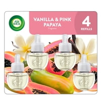 Aceites Aromáticos Air Wick Vainilla Y Papaya Rosa 4 Recargas