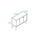 thumbnail image 4 of Aparador Buffet Wood Blanco, 4 of 4