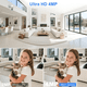 thumbnail image 3 of 2nlf® 4mp 2pcs Cámara de Seguridad Wifi Camara Vigilancia, 3 of 3