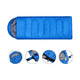 thumbnail image 3 of Saco Dormir Camping Individual Camping Adultos Azul, 3 of 3