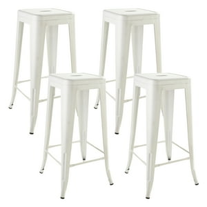 Novahus - Pack 4 Pisos De Bar Metal Tolix