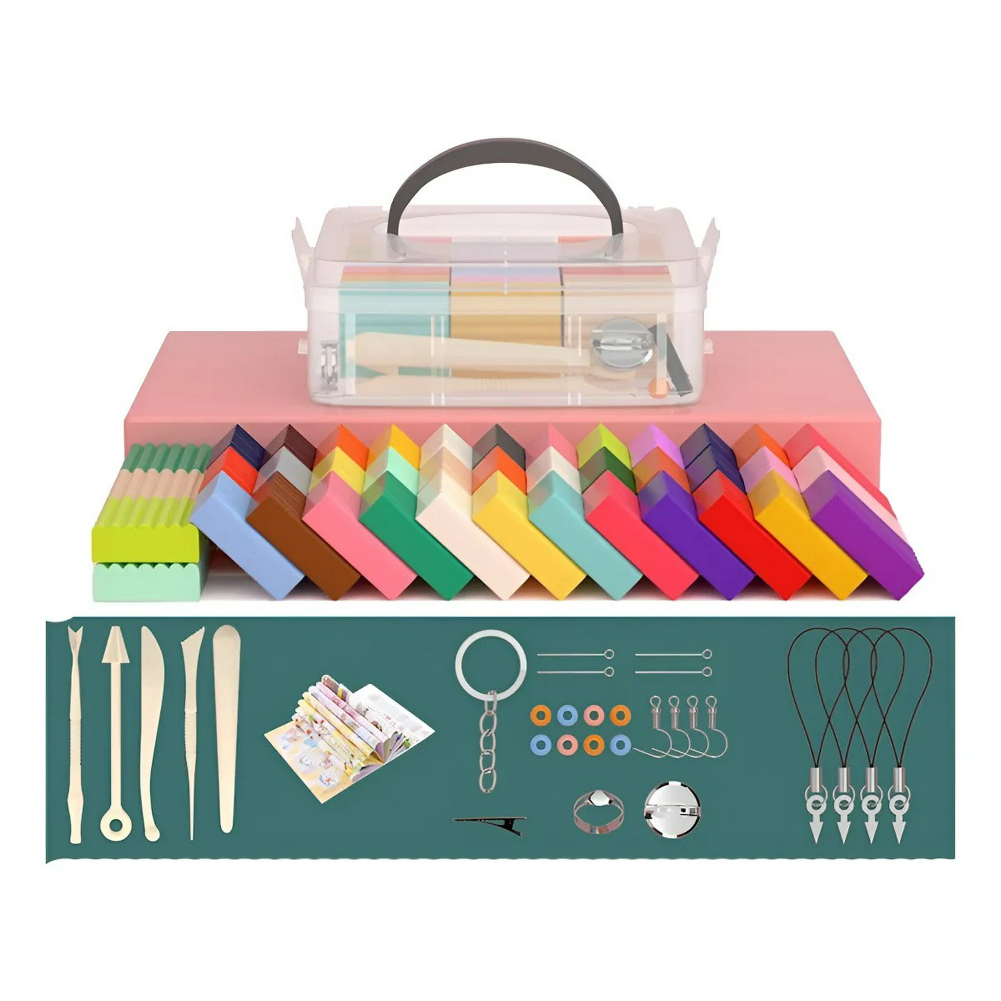 Genérica - Arcilla Polimérica Con Accesorios 36 Color Arcilla Horneada