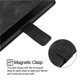 thumbnail image 2 of Funda Cartera para Motorola Moto G 5G 2025 con Soporte y Ranuras, Resistente a Golpes y Rayones Negro, 2 of 5