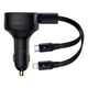 thumbnail image 1 of Cargador Rápido para Auto Baseus 2 en 1  USB C y Lightning 30W Negro, 1 of 9