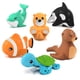 thumbnail image 1 of Bath Toys Tub Works Marine sin moho, paquete de 6 unidades para bebés y niños pequeños, 1 of 9
