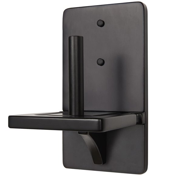 Soporte para tiza de piscina SISIPAI LIFE montado en la pared, madera de pino negro
