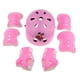 thumbnail image 4 of 7 pcs ni?o ni?o patinaje sobre ruedas bicicleta casco rodilla mu?eca guardia codo pad rosa s, 4 of 5