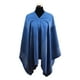 thumbnail image 1 of Poncho Listado Unisex 100% Lana - Largo - Celeste, 1 of 3