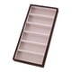 thumbnail image 2 of Bandeja Organizadora De Gafas, 6 Compartimentos, Soporte Para Joyas, Contenedor, Bandeja De Almacenamiento, Marrón Oscuro, 2 of 5