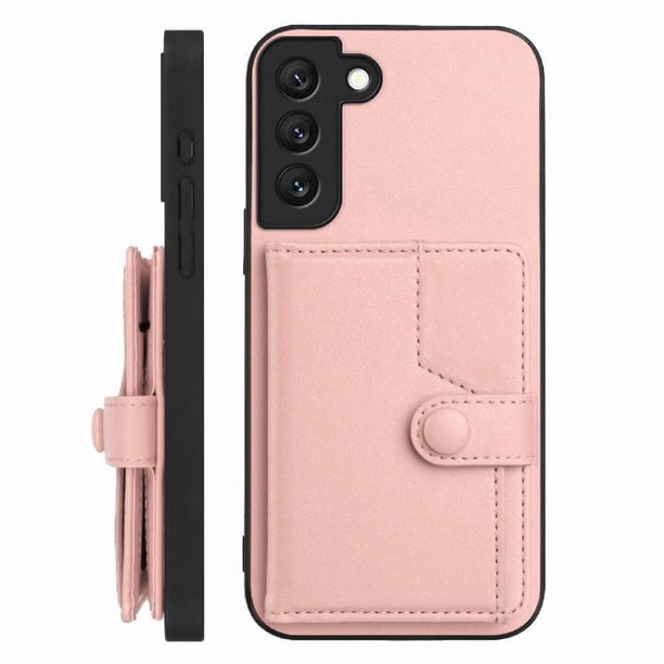 FOXDOCK Funda para SAMSUNG Galaxy s22 pro con Bloqueo RFID - Diseño Elegante con Cierre de Botón