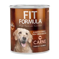 Lata Fit Fórmula Perros Adultos Carne X 24 Un.