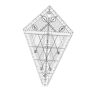 Bothyi - Regla De Plantilla Para Acolchado Acrílico, Bígaro De Medición De Retazos Para Suministros S